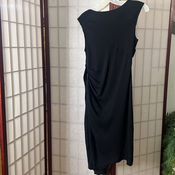 DIANE VON FÜRSTENBERG BLACK COCKTAIL EVENING SILK BLEND DRESS SIZE 0 - Picture 4 of 6